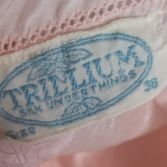 Vintage Trillium silk Underthings teddy romper FLAWS - Picture 3 of 16
